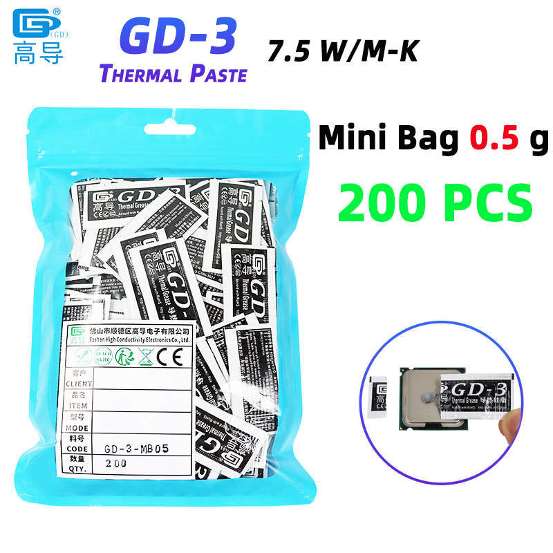 Net Weight 0.5 Gram 200 PCS Gr - Thermal Paste Cpu 评论和价格